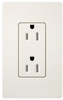 DUPLEX/SINGLE RECEPTACLE - SCRS-15-TR-BI - Lutron Electronics Co., Inc.