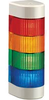 LIGHT TOWER,4 - LIGHT,24V AC/DC,RED,YELLOW,GREEN,BLUE,WALL MOUNT -- 70038772