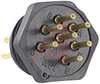 connector,mini hex,basic male,solder cup termination,7 pin contact - 70144747 - Allied Electronics, Inc.