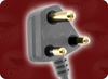 SANS 60799 SOUTH AFRICAN GREY to IEC-60320-C13 GREY HOME // Power Cords // International Power Cords // South Africa Power Cords -- 8667.197 - Image