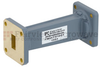 Waveguide Transition With WR-62 UG-1665/U Square Cover Flange to WR-51 Square Cover Flange in 3 Inch Length -- FMWTS1007 - Image