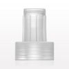 Push-On Female Luer Cap, Vented w/Hydrophobic Filter, Natural - 65718 - Qosina Corp.