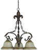 25743-BBZ Mid. Chandeliers-Glass Down - 408242 - Capital Lighting, Inc.