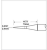 Metcal Smartheat Tweezer Cartridge PTTC-701 - Conical Tip - 0.9 in Tip Length - 0.016 in Tip Width - METCAL PTTC-701 - R. S. Hughes Company, Inc.