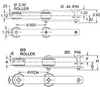 Part # 11813, US196R CHAIN - PLAIN - Image