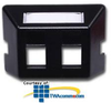 Hubbell Infin-e-Station Furniture Plate - 2 Port - FP2 - TelephoneStuff.com