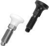 Delrin® Knob Stainless Steel Hand Retractable Spring Plunger / Non-Locking: 1/4-20 Thread without Locking Element - 58450X - Te-Co, Inc.