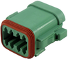 Rectangular Connectors, Heavy Duty - DT Series - DT06-08SC-C017 - LADD Distribution