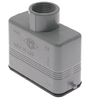 Standard, Rectangular Hood, size 49.16, 2 Pegs, Top M20 cable entry - MZV-15L20 - Mencom Corporation