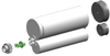 medmix MIXPAC™ EAAF1000-03-30-01, 1000 mL 3 to 1 F-System Cartridge Set - EAAF1000-03-30-01 - Ellsworth Adhesives