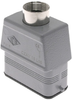 Standard, Rectangular Hood, size 49.16, 2 Pegs, Top PG16 cable entry - CZAV-15L16 - Mencom Corporation