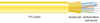 Custom YL OS2 SM Fiber Bulk Cable INDR Dist OFNP 24Strand -- FOBC55-INSM-YL-24F