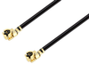 UMCX 2.5 Plug to UMCX 2.5 Plug Cable 9 Inch Length Using 1.13mm Coax, RoHS - PE3CA1052-9 - Pasternack