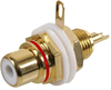 Red Chassis Mount Gold Plated Phono (Rca) Female Jack; No. Of Contacts Multicomp Pro - 67Y9857 - Newark, An Avnet Company