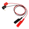 Alligator Clip to Meter Pin Plug, 22 AWG PVC Test Lead - 286 - E-Z-HOOK, a division of Tektest, Inc.