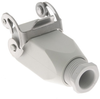 Plastic, Rectangular Hood, size 21.21, Stainless Steel Single Latch, Top PG11 cable entry - CKX-03VG - Mencom Corporation