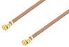 UMCX 2.5 Plug to UMCX 2.5 Plug Cable 12 Inch Length Using RG178 Coax, RoHS -- PE3CA1054-12