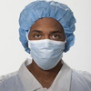Kimberly-Clark Soft Touch Blue Pleated Standard Surgical Mask - 11.75 in Width - 036000-47500 - 036000-47500 - R. S. Hughes Company, Inc.