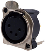 Xlr Connector, Rcpt, 4Pos, Panel/pcb; No. Of Contacts Io Audio Technologies - 93AJ2391 - Newark, An Avnet Company