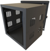 Rack Mounting Solutions - Wall Mount Racks and Cabinets - Wall Mount Cabinets - HWC2412U27BK - Hammond Manufacturing Company Inc.