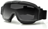 Bobster Alpha Ballistic Goggle with Black Frame and Clear AF -- BALP101