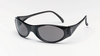 Frostbite Safety Glasses > FRAME - Gloss black > LENS - Gray > UOM - Each -- FB112