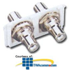Siemon SM Bezel with 2 RCA Connectors - SMC-RA-02 - TelephoneStuff.com