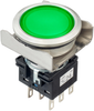 Pb Sw, Dpdt, 24Vac/dc, Solder, Green; Product Range Idec - 47AC9208 - Newark, An Avnet Company