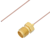 Pigtail Test Probe Cable SMA Female to Straight Cut Lead 12 Inch Length Using PE-020SR Coax, RoHS - PE3CA1107-12 - Pasternack