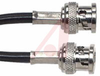 Cable Assy; 24 in.; RG58C/U; Non Booted; Black Jacket; UL Listed - 70198393 - Allied Electronics, Inc.