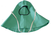 Chicago Protective Apparel Green FR Cotton Heat & Fire-Resistant Hood - Full Face Opening - Hook & Loop - 648-GR - 648-GR - R. S. Hughes Company, Inc.