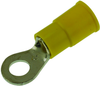 Terminal, Ring Tongue, #10, Crimp, Yel; Stud Size - Metric 3M - 94T4861 - Newark, An Avnet Company