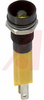 Indicator,Pnl-Mnt;LED IND 5MM 12VDC YELL,SUNLHT, BLACK CHROME - 70011718 - Allied Electronics, Inc.