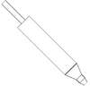 OKi DFP-CN6 Desolder Tip 1.52 mm x 2.85 mm -- DFP-CN6 - Image