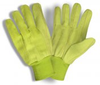 High Vis Corded Canvas Gloves (1 Dozen) - 2870C - Wiper Master, Inc.
