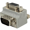 HD15-Pin VGA Right Angle Adapter Female Panel Mount - MGC-15RAX2 - Visual Sound, Inc.