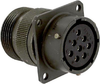 Circular Conn, Rcpt, Size 16, 8Pos, Wall; Product Range Amphenol Industrial - 85J9464 - Newark, An Avnet Company