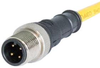 M12 A-Code 4-Pin Straight Male To Open End, 2M, Tpe Yellow Jacket Harting - 51AK5391 - Newark, An Avnet Company