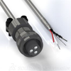 MS, 3-pin, 2 pair braided, 10ft cable assembly - Image