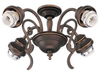 4 Light Fitter - Roman Bronze - MC66RB-L - Monte Carlo Fan Company