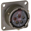CONNECTOR,MILSPEC BOX MOUNTING RECEPTACLE,CLASS E,SIZE 14,5#16 SOLDER SOCKET CON - 70010917 - Allied Electronics, Inc.