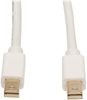 Mini Displayport Cable, 6Ft, White; Connector Type A Eaton Tripp Lite - 62W0347 - Newark, An Avnet Company