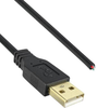 Usb Cord, 2.0 A Plug-Free End, 4.9M, Blk; Connector A Qualtek Electronics - 02P4490 - Newark, An Avnet Company