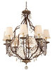 Light Single Tier Chandelier - F2601/8BRB/OBZ - Murray Feiss Lighting