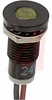 Indicator,Pnl-Mnt;T-1 3/4 LED Water-Resistant Flush- LED,Amber - 70015634 - Allied Electronics, Inc.