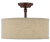 3923BB-479 Semi-Flush Mts.-Drum Shade - 429912 - Capital Lighting, Inc.