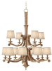 Light Multi Tier Chandelier - F2682/8+4MAW - Murray Feiss Lighting