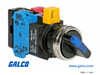 IDEC Selector Switches Illuminated - HW4F-2F20QD-A-120V - Galco Industrial Electronics