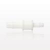 Straight Connector, White, Barbed Reducer - 11909 - Qosina Corp.