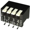 Dip Switch, 0.1A, 50Vdc, 4Pos, Smd Rohs Compliant Cts - 60AJ4790 - Newark, An Avnet Company